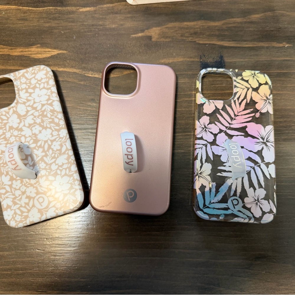 Loopy Case Rose Gold Metallic Phone Case with Built-In Loop